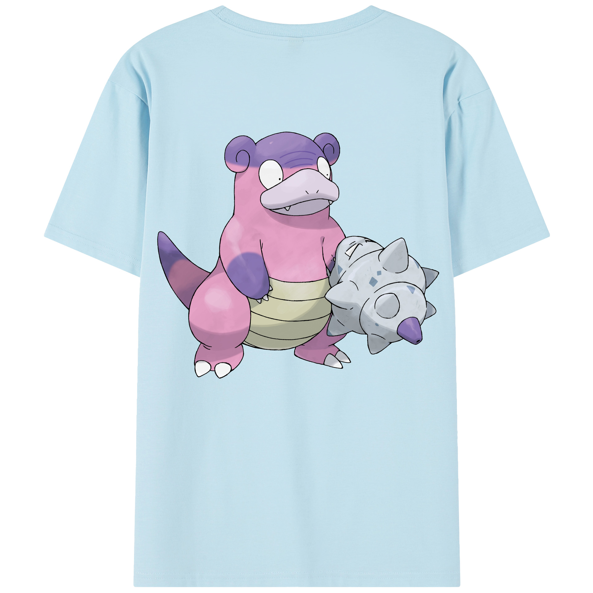 （画像用） ポケットモンスター Pokémon 綿100％半袖Tシャツ（背面プリント）